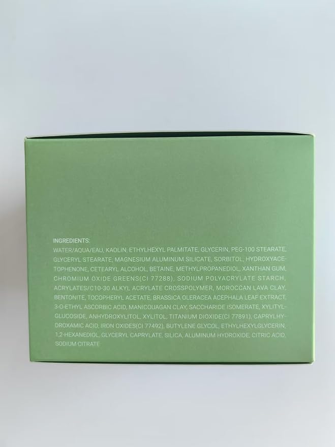 ZealSea Superfood Clay Face Mask: Deep Cleansing Mask for Controlling Oil & Blackhead Removal Pore Cleansing Antioxidant Anti-Aging Hydrating Facial Mask Vegan Skincare 5.29 Oz