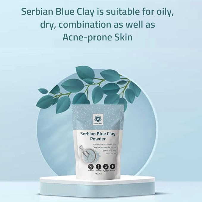 Serbian Blue Clay, Morocan Red clay