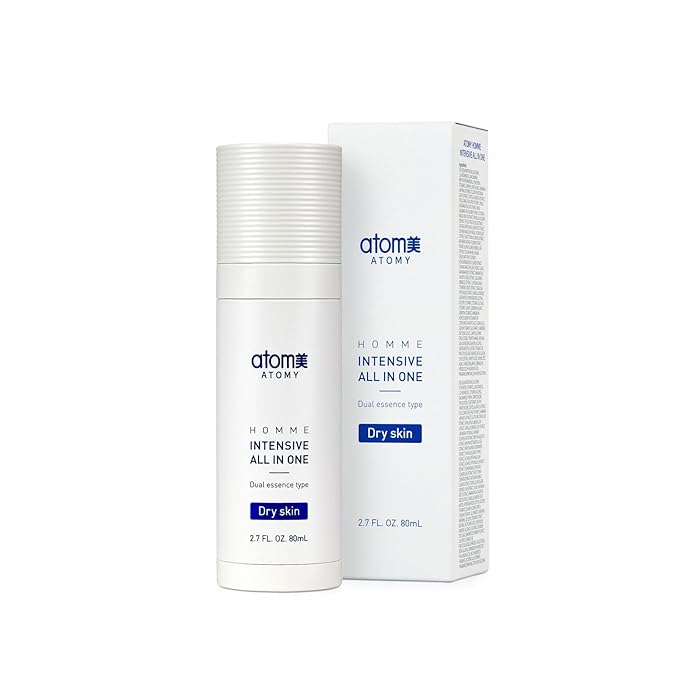 Oil and Moisture Care Essence for Men that Fills Moisture and Elasticity For Atomy Homme Intensive All-in-One (2.7fl.oz. 80ml)