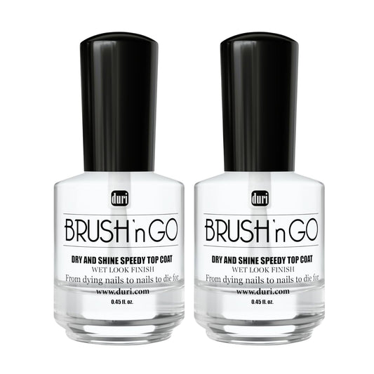 duri Brush’n Go Dry and Shine Speedy Top Coat (Brush'N Go (Pack of 2))