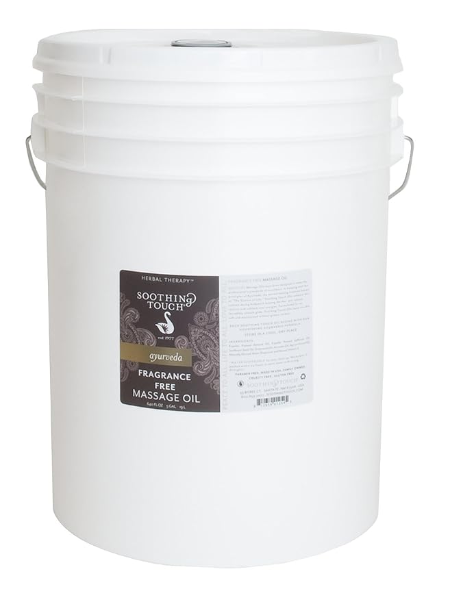 Soothing Touch Fragrance Free Massage Oil, Unscented, 640 Ounce