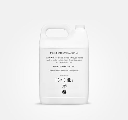 | Argan Oil of Morocco | 100% Pure & Natural Cold Pressed Argan Oil for Hair, Skin, Face, Body, Scalp | Refined Moroccan Hair Oil for Moisturizing and Strengthening | (7 LBS)