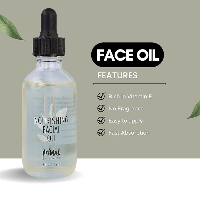 Primal Elements Nourishing Facial Oil, 2 fl Ounce