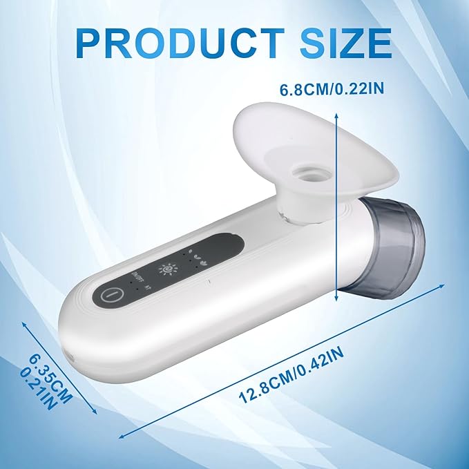 Portable Eye Mist Steamer for Dry Eye Relief, Heated Eye Masks, Portable Eye Steam Sprayer, Mini Eye Hydrating Soothing Sprayer for Moisturizing & Cleaning