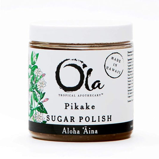 Ola Tropical Apothecary Pikake Sugar Polish with Pure Tropical Oils and Plant Extracts - 11.6 Oz