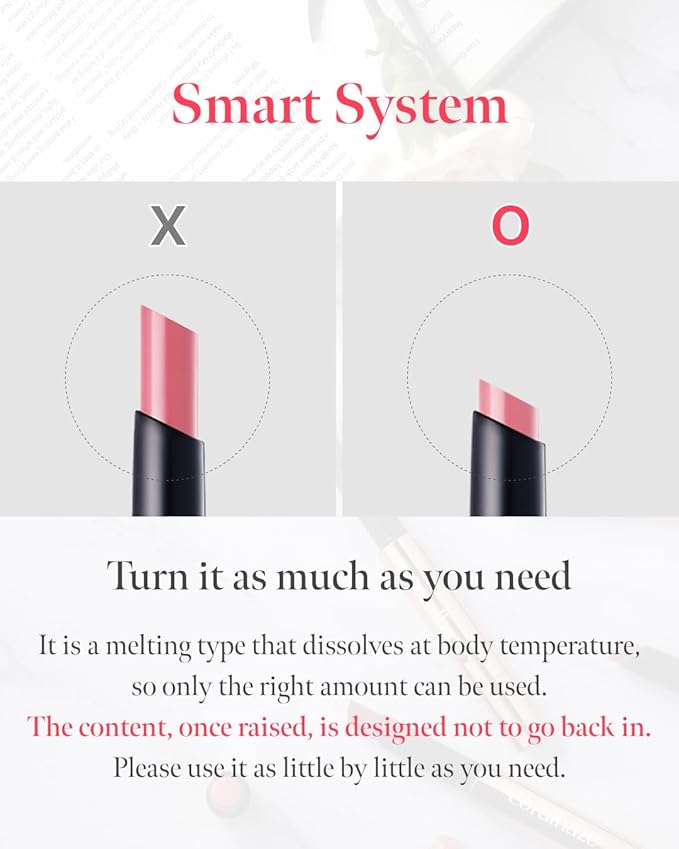 Volumizing Lip Fondue 08 Polite 2g, 3-in-1 Melting Balm for Hydrating Lip Care, Plumping Volume and High-Gloss Water Glow, Infused with Rosehip Oil for Longlasting Moisture, Korean Makeup