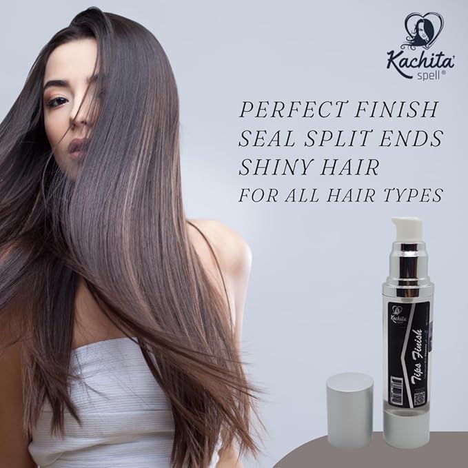 Kachita Spell 4 in 1 Hydrating Oil Serum with Vitamins to Smooth Frizz Add Shine and Hair Perfume Tips Finish Seal Split Ends, Frizzy & Dry Hair for All Hair Types