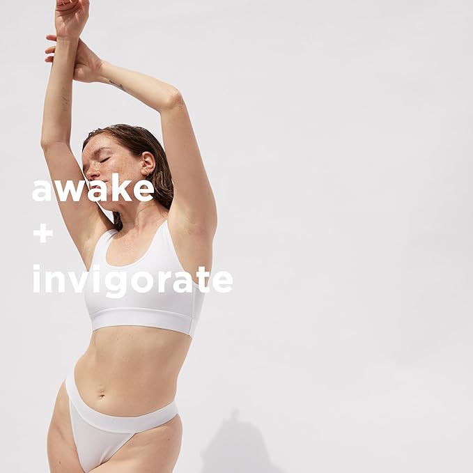 By Rosie Jane Wake Up Everyday Body Oil - Invigorating Lemon Verbena, Grapefruit & Geranium Scented Body Oil with Coconut Oil, Olive Oil & Rosehip Seed Oil to Hydrate and Nourish Dry Skin (5 fl oz)