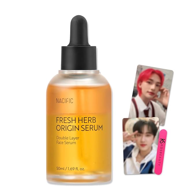 Nacific x Stray Kids Fresh Herb Origin Serum With 2 pcs Photocards (random) by KOSBEAUTY