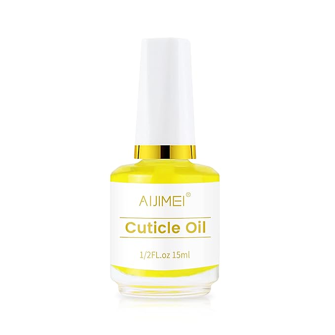 AIJIMEI 15ml/0.5fl.oz Nail Cuticle Oil for Manicure Nail Care Growth Repair Soften Cuticle Nutrient Oil
