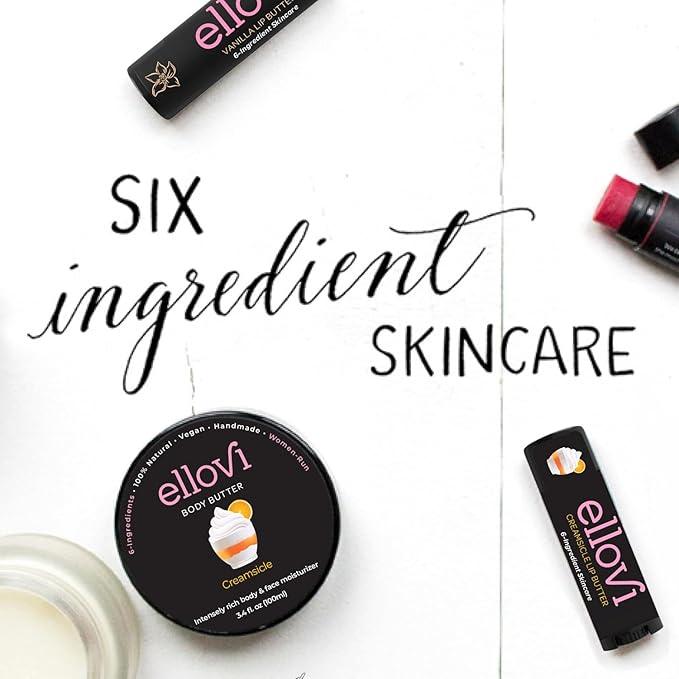 Creamsicle Lip & Body Butter Bundle | All-Natural, Vegan Skincare for Ultimate Hydration & Nourishment | Made with 6 Pure Ingredients | Ethically Sourced & Cruelty-Free