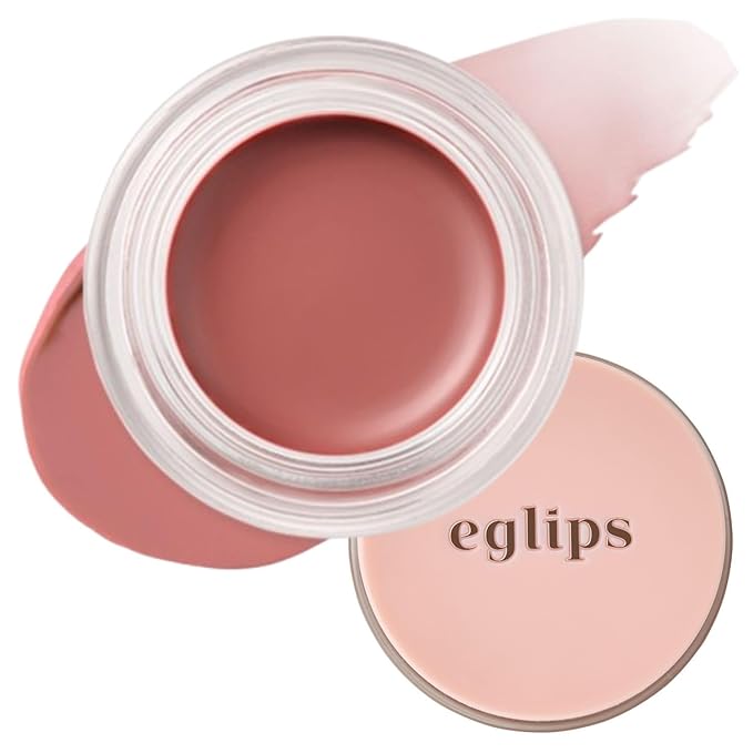 EGLIPS Lip & Cheek Glow Balm - Multi-Use Tinted Melting Balm Blush for Lips & Cheeks Builable and Blendable Texture (01 REFLECT, 0.18 oz)