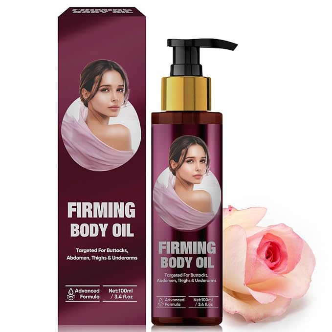 Yakitoko Body Firming Oil, Hydrating and Firming Skin Oil for Arms, Chest, Thighs and Tums, Gentle Formula, Quick Absorption, Suitable for Full Body Use