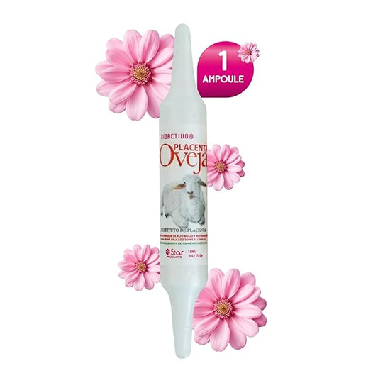 Placenta Oveja 1 Pack – 0.61 oz Each, Hair Repair Treatment with Sheep Placenta Extract for Strengthening & Revitalizing Damaged Hair