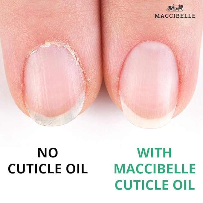Maccibelle Milk & Honey Pure Cuticle & Nail Oil Pen 2ml Heals Dry Cracked Cuticles.