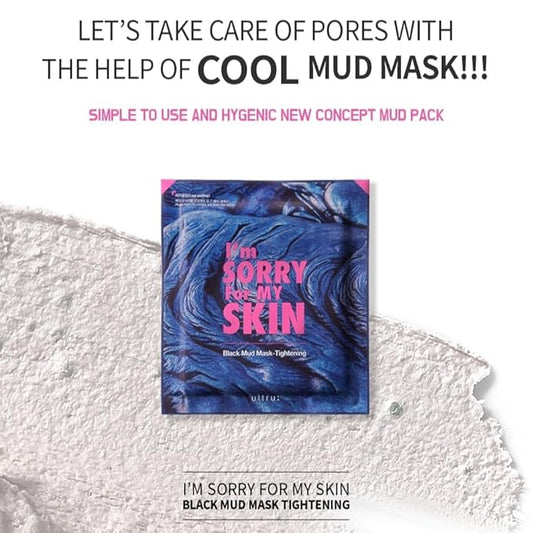 I'M SORRY FOR MY SKIN - Black Mud Mask - Tightening 10Pcs