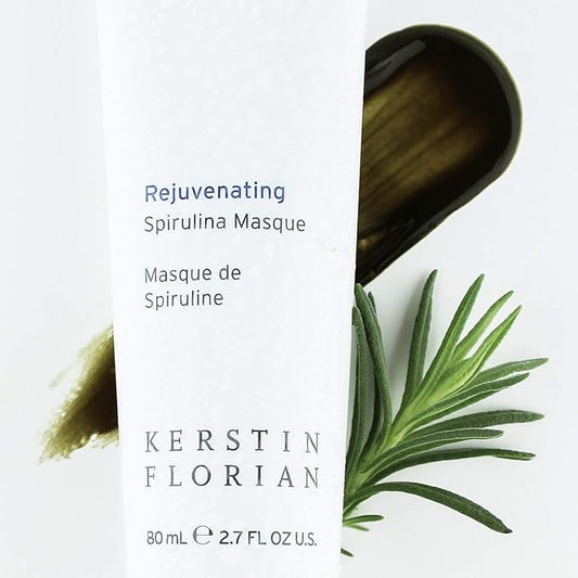 Kerstin Florian Rejuvenating Spirulina Masque | Anti|Aging Treatment Boosts Collagen and Detoxes with Algae and Clay | Face Mask for All Skin Types (2.7 fl oz)