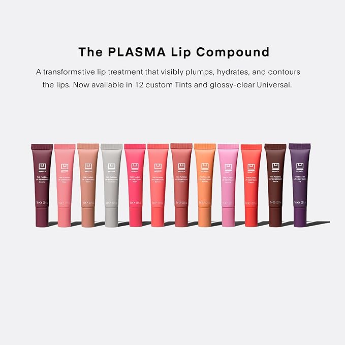 U Beauty The PLASMA Tinted Lip Compound Anti-Wrinkle & Anti-Aging Treatment - Shimmery Plumping Lip Gloss with Hyaluronic Acid, Shea Butter, Salicylic Acid & Peptides to Deeply Hydrate,Orchid- 15 mL