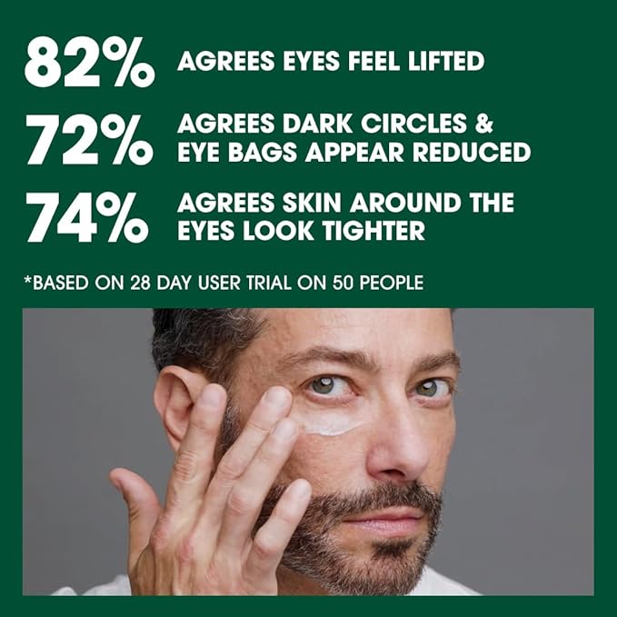 Mens Eye Cream, Lifting & Firming Formula, Helps Reduce Fine Lines and Crow's Feet, Hydrating with Peptides & Caffeine, 15ml. Aka. AGE DEF-EYE