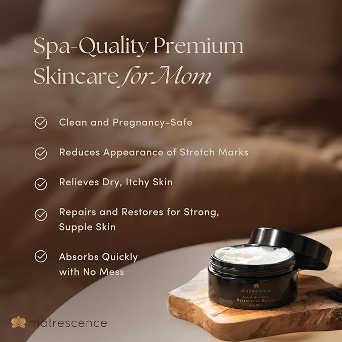 Stretch Mark Relief Belly Trio 3 Pack (19.4oz/574ml) | 1-2-3 Step Complete Routine | Spa-Quality Maternity Skin Treatment | Pregnancy-Safe Skincare Made for Mom