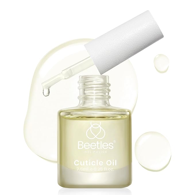 Beetles 7.5ml Cuticle Oil Nail Oil Cuticle Care for Nail, Damaged Cuticles, Stronger Nails Spa and Hand Manicure Essentials for Repaired Thin Nails DIY Home for Women
