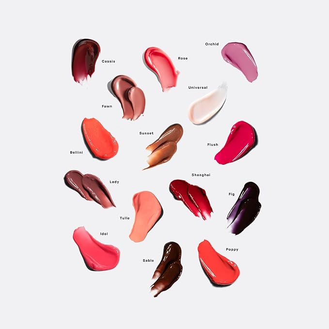 U Beauty The PLASMA Tinted Lip Compound Anti-Wrinkle & Anti-Aging Treatment - Shimmery Plumping Lip Gloss with Hyaluronic Acid, Shea Butter, Salicylic Acid & Peptides to Deeply Hydrate,Poppy- 15 mL