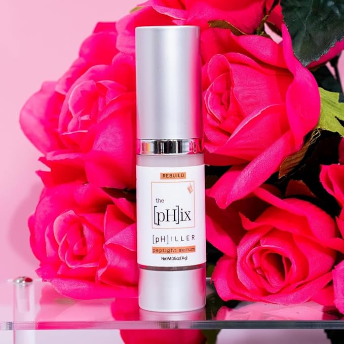 pHiller Peptide Serum - Advanced Anti Aging Face Tightening Serum for Fine Lines and Wrinkles, Hydrating Peptides Facial Formula for Skin, with Argireline + Tripeptides; Vegan (2-Pack)