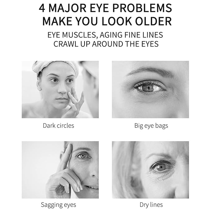 AICHUN BEAUTY Face Serum Eye Essence Anti-Wrinkles Anti-Acne Oil-Control Anti-Freckle Refreshing Moisturizing Purifying Shrink Pores 30ml 1.01FL.oz (Caffeine Solution 5% + EGCG Eye Essence)