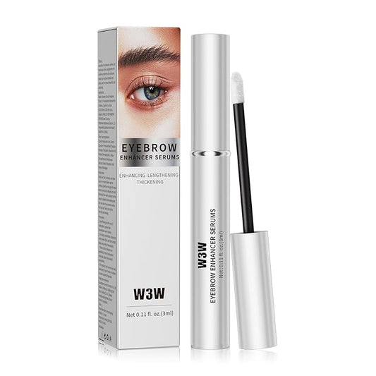 Natural Eyebrow Growth Serum To Grow Brows for Women, Fuller, Thicker, Longer Brows, 3ML Plant Extracts Enhancer, Visible Growth in 4 Weeks, Vegan & Cruelty-Free