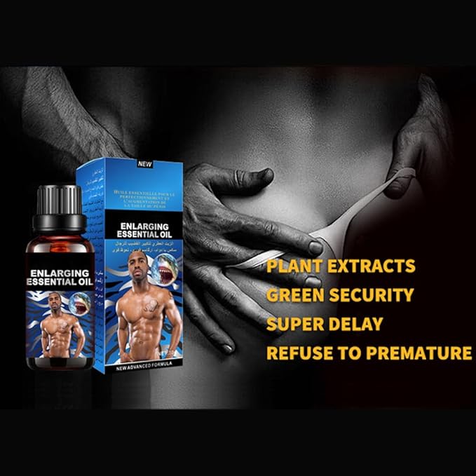 Men Massage Oil for Sex -Sexual Enhancement Erection Cream Penisgrowth Oil Longer Thicker Penis Energy Massage Essential Oil Men Energy for Care Delay Performance Boost Strength (Chamomile)