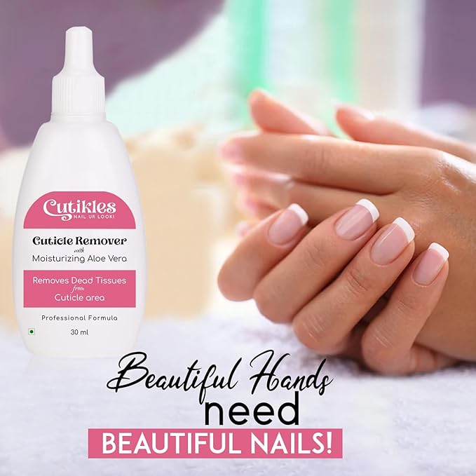 CUTIKLES Cuticle Remover Gel. Quick-Action, No-Spill Professional Gel Formula Removes Dead Tissues from Cuticle Area Instantly. Moisturizing Aloe Vera protects & hydrates nails - 1 Fl.Oz.