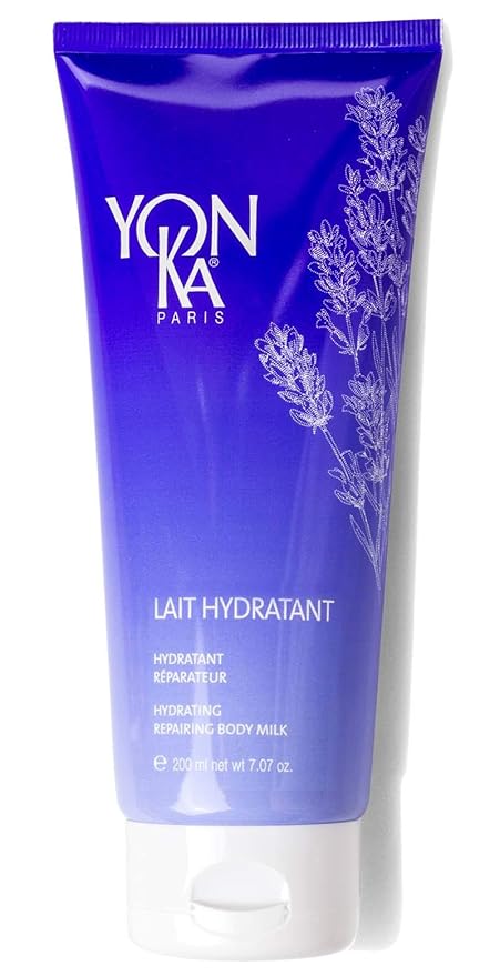 Yon-Ka Lait Hydratant Body Milk, Hydrating and Regenerating Body Lotion with Glycerin and Sweet Almond Oil, Nourish Dry Skin (7.07oz / 200ml)