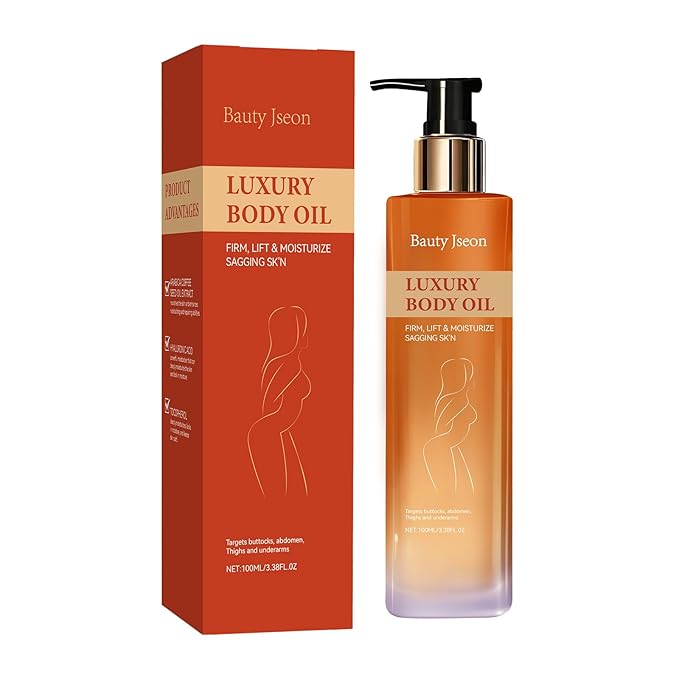 BAUTY JSEON Body Firming ，Hydrating and Firming Skin Oil for Arms, Body Oil – with Vitamin E, Rosehip, and Almond Oils，Suitable for Buttocks, Abdomen, Thighs.