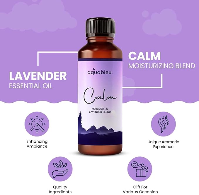 Essential Massage Oil Gift Set - Serenity Trio Sooth, Calm, Relief Includes Lavender, Peppermint & Eucalyptus Massage Oil Blends 80 ML in Beautiful Packaging - Great Gift for Women