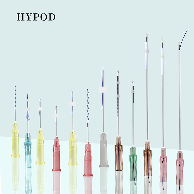 HYPOD Pdo Threads for Face Lift, Pdo Lifting Thread Whole Body Mono Screw Type, Pdo Thread Lift Mono Korea (20PCS-30G*12MM)