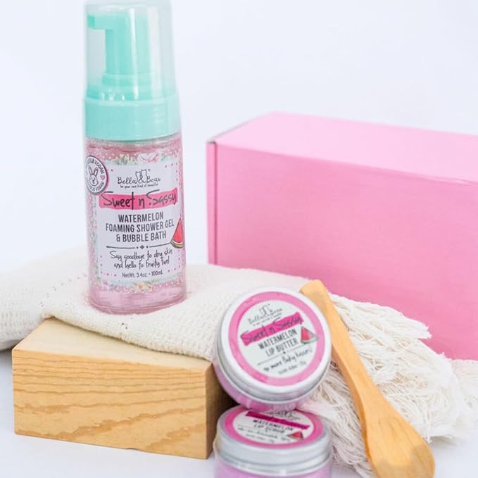 Bella & Bear Sweet 'n' Sassy Watermelon Exfoliating Lip Scrub, 0.6 oz