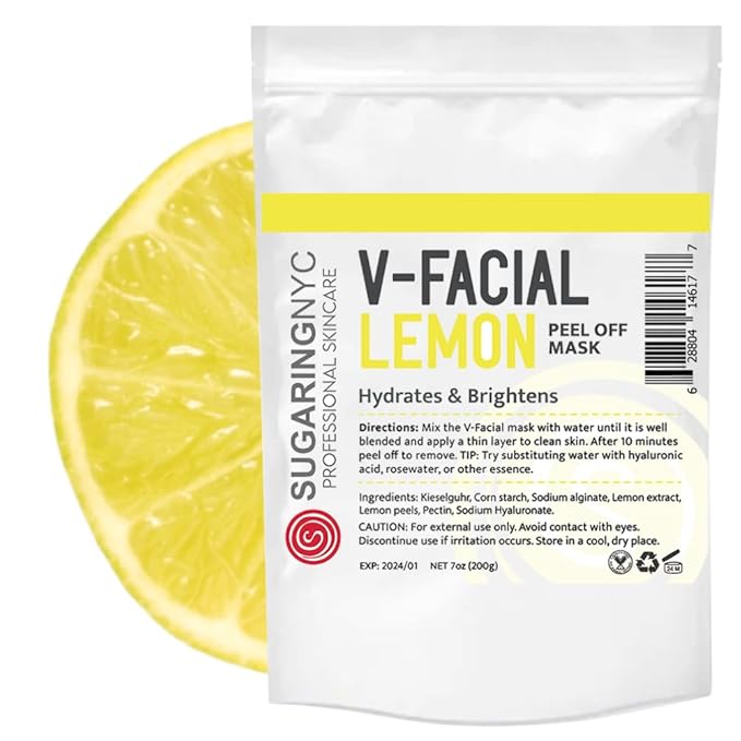 Sugaring NYC Vajacial Mask Lemon with Lemon Elements V-Facial 7oz 200g