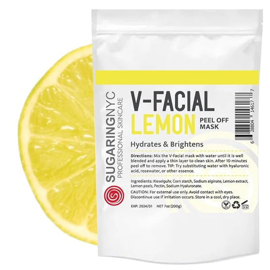 Sugaring NYC Vajacial Mask Lemon with Lemon Elements V-Facial 7oz 200g