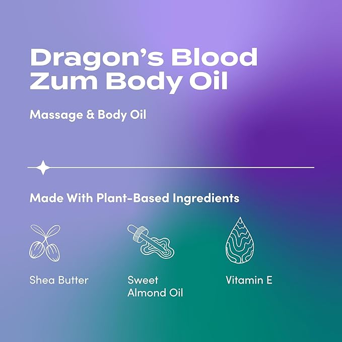 Zum Massage and Body Oil - Dragon's Blood - 4 fl oz