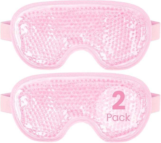 NEWGO Bundle of Reusable Ice Eye Mask for Dry Eyes