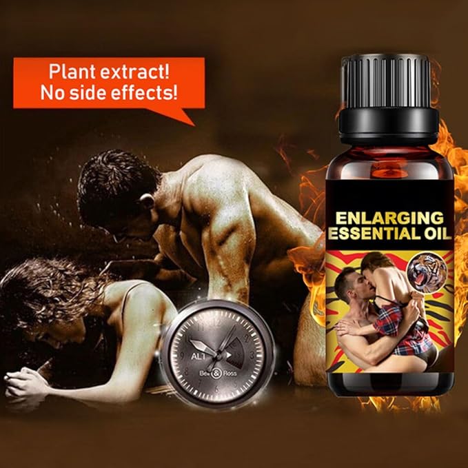 Men's Erotic Massage Essential Oil for Sex, Sexual Enhancement Erection Cream, Penisgrowth Oil Longer Thicker, Penis Energy Massage Essence Oiyl, for Care Delay Performance Boost Strength