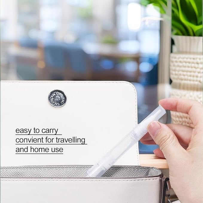 12Pcs Empty Cuticle Oil Pen Nail Oil Pen Transparent Twist Pens with Brush Tip for Lip Gloss Nail Polish Eyelash Growth Liquid with 16Stickers (3ML)