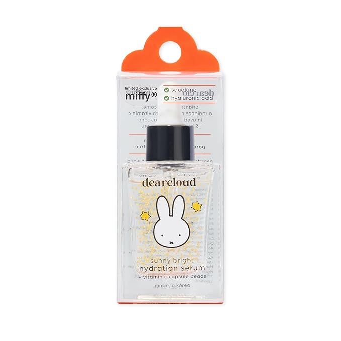 x Miffy Sunny Hydration Serum – Hydrating Hyaluronic Acid & Vitamin C Face Serum (1 fl oz)