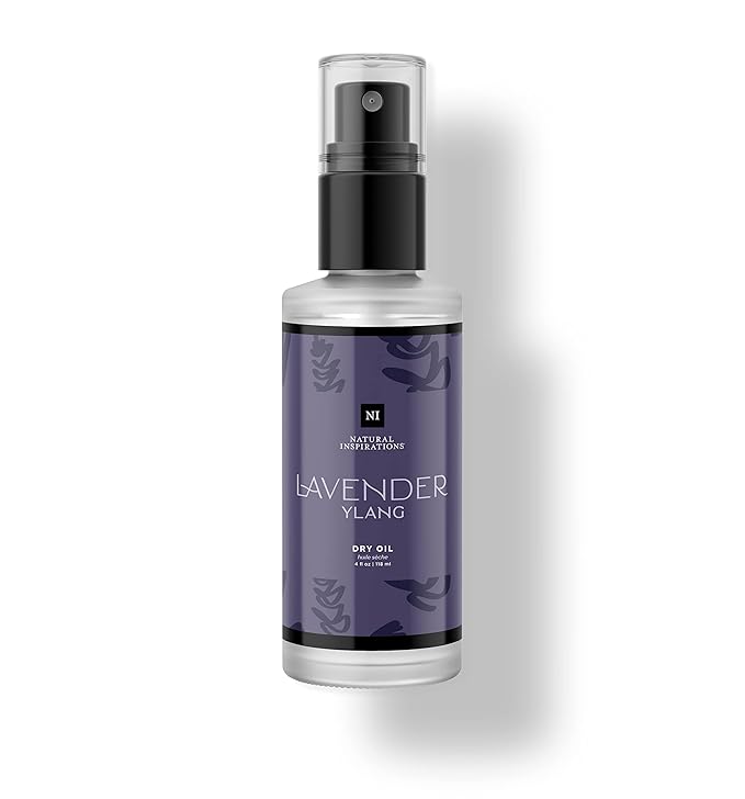 Natural Inspirations Lavender Ylang Body & Face Dry Oil 4oz