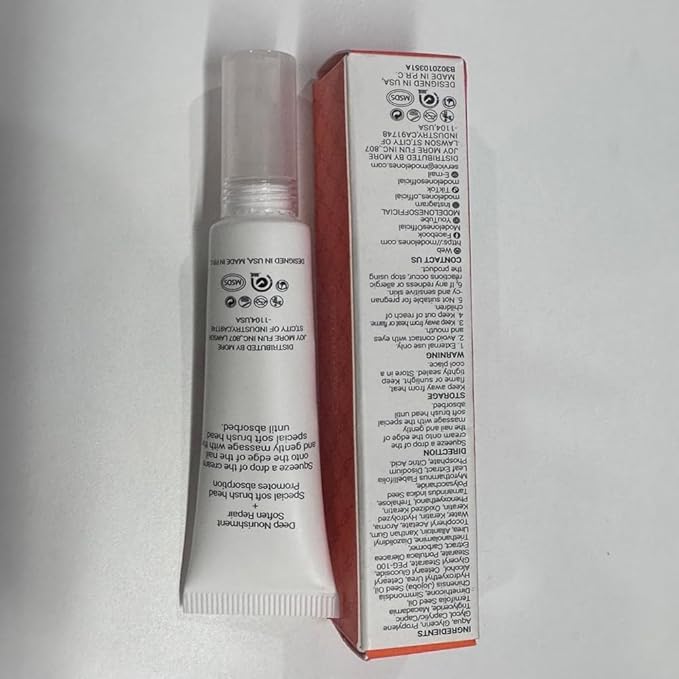 modelones Cuticle Cream, Ultra-Hydrating Nail Care for Damaged Nails Organic Jojoba Oil Vitamin E, Cuticle Non-greasy Dry Cracked Cuticles 15ML