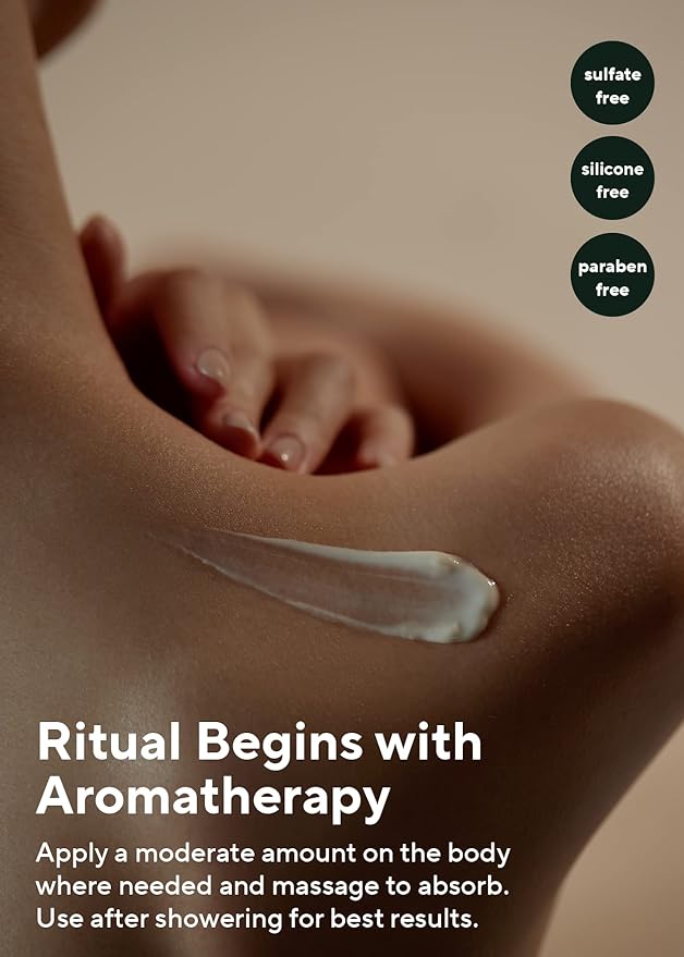 AROMATICA Serene Body Lotion Lavender & Marjoram 10.14oz / 300ml, Vegan | Soothing Body Moisturizer | Light Relaxing Scent | For Normal to Dry Skin | with Shea Butter