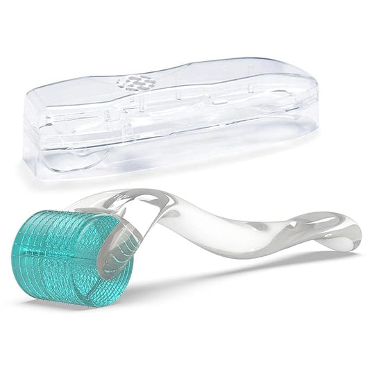 Derma Roller, 192 Titanium Microneedles Derma Roller Microneedle Roller for Face Skin, Microdermabrasion Microneedling Roller - Skin care tools