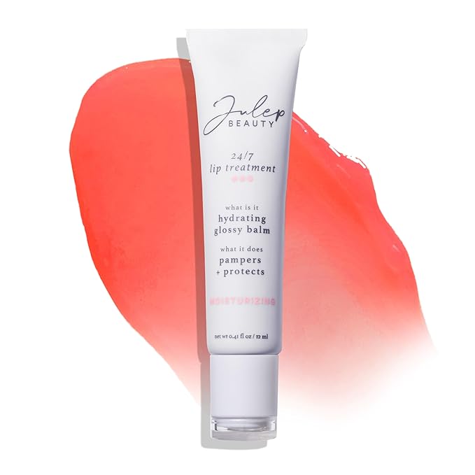 Julep 24/7 Lip Treatment – Hydrating & Glossy Lip Balm and Lip Sleeping Mask with Shea Butter – Moisturize, Protect & Soothe – Vegan & Cruelty-Free - Candy Pop