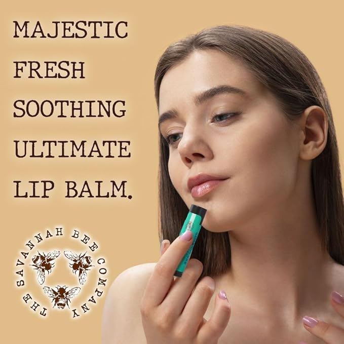 Savannah Bee Company Lip Balm - Lip Moisturizer for Chapped Lips - Hydrating Lip Balm with Pure Honey