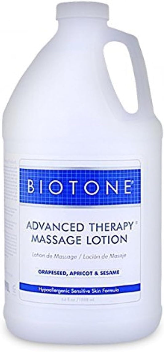 Biotone Advanced Therapy Massage Lotion, Half Gallon (64 Ounces)